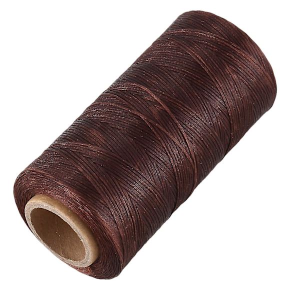 2 st 260m 150d 1mm Läder Sytråd Vaxad Tråd Handnål Snöre Hantverk Diy Nytt Ljust Brun & Mörk