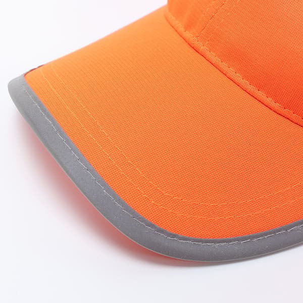 Varsel Hög Synlighet Låg Profil gul orange Basebollkeps Reflex arbetsmössa, Orange Fluorescent orange