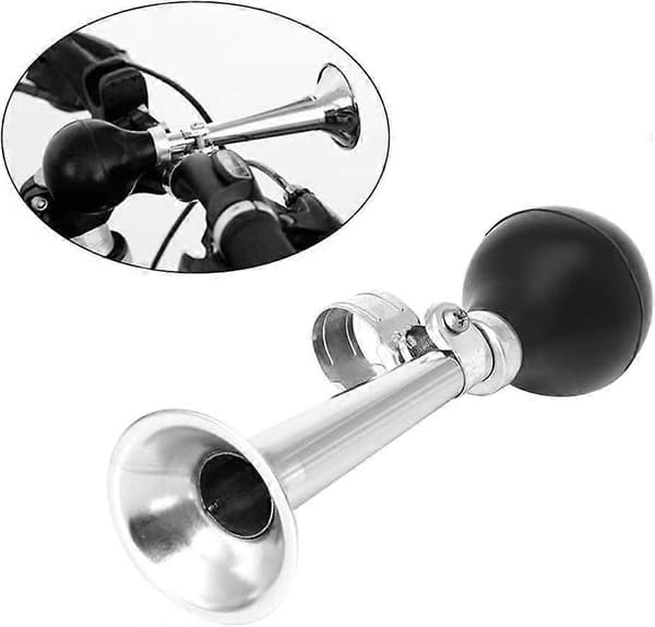 Retro Cykellufthorn - Bugle-stil Cykel- og Golfvognshorn, Høj Lyd, Holdbart Materiale, Klassisk Design