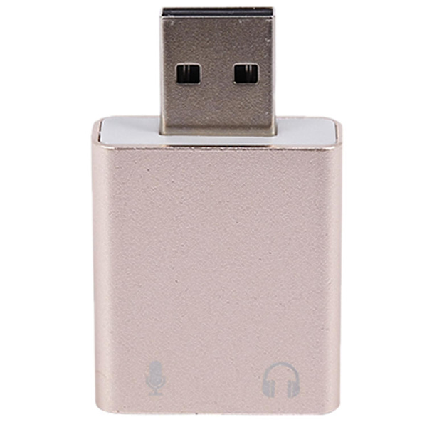 USB Lydkort 7.1 Ekstern USB til 3,5 mm PH-adapter O Mic Lyd for PC
