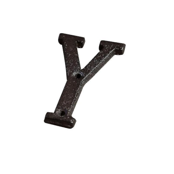 Y-skilt jern antikk metall sifferbokstav A-z dør hjemme-diy-dekor