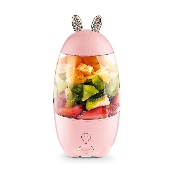 Bärbar Juicer, Hem Elektrisk Student Multifunktionell Juicer För Juice Extraktion, Rosa