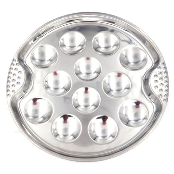 Escargot Plate Easy Clean 12-holes Heat-resistant Lightweight Server Snail Plate For Escargot