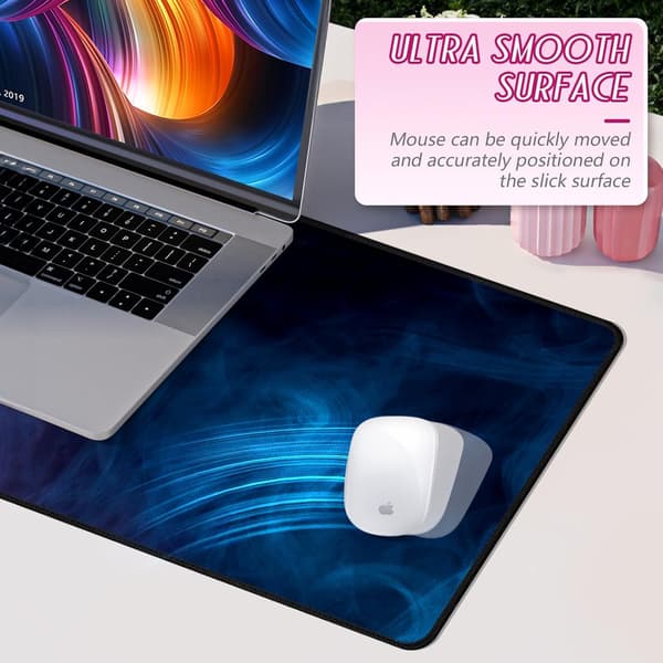 Gaming Musematte 800x300mm Stor Gaming Musematte med Sydde Kanter, XL Musematte med Sklisikker Base, Utvidede Store Musematter