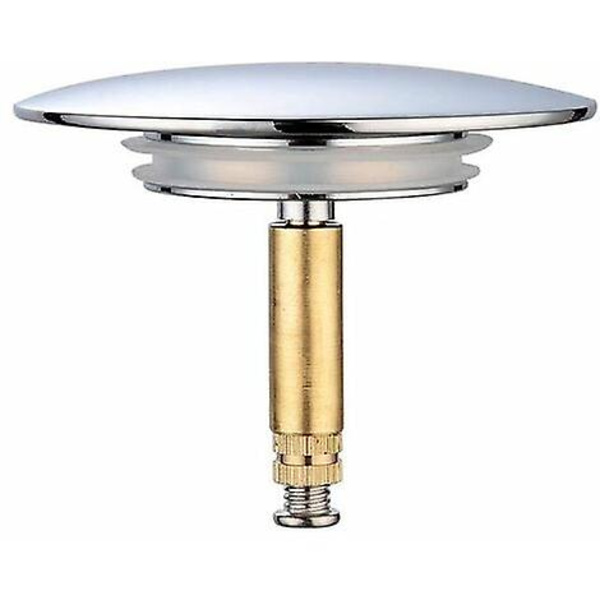 Badkarspropp, Diameter 70 Mm, Dubbel Tätning, Höjdjusterbar, Universal Badkarspropp, Handfatventil, Rostfri Badkarsavlopp.