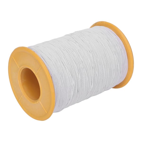 0,5 mm vit elastisk tråd, klippbar, DIY-hantverk, armbandstråd, elastisk tråd för smyckestillverkning