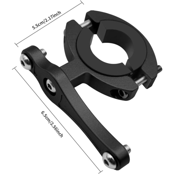 Adapter for montering av flaskeholder for aluminiumsracer, tosidig fiksering, MTB-vannflaskeholderklemme, sykkelvannflaskeholderbrakett, enkel å installere