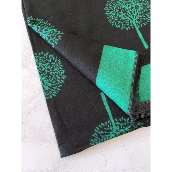 Cashmere Tree Life Blanket Scarf - Vendbart skjerf Dame Pashmina Sjal, Vinterskjerf Dame, Stort omslag, Varmt skjerf, Tree of Life Print Ladies Sca