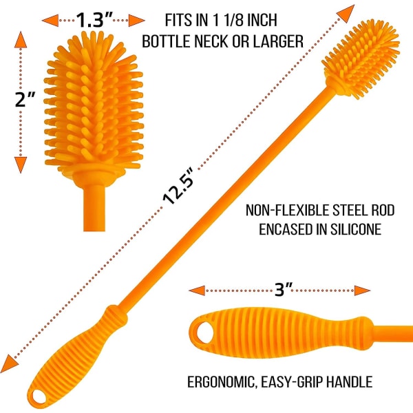 Rensebørste til skrogflaske