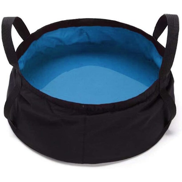 Foldbar Vaskesæk - Bærbar Vandafvisende Foldbar Spand til Udendørs Camping, Fiskeri, Rejser - 8,5 Liter