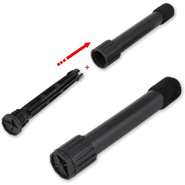 Fløjte Stativ, Bærbar Metal Foldbar Fløjte Stativ Oboe Klarinet Stativ Tilbehør (1 stk, Sort)