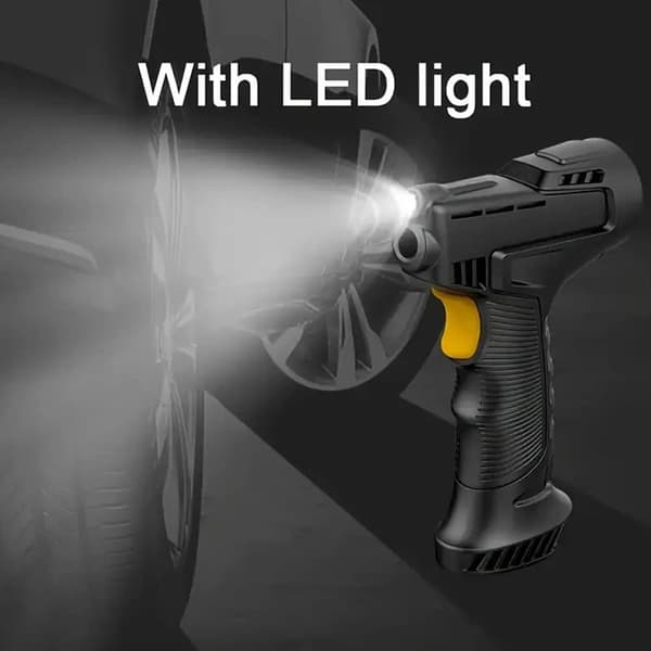 LED-ilmakompressori lampulla