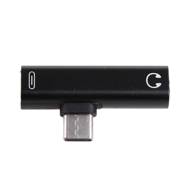 2 i 1 Type C 3.5 Aux Adapter Usb C Til 3.5mm Aux Hovedtelefon Adapter Til Mi 6 Tv