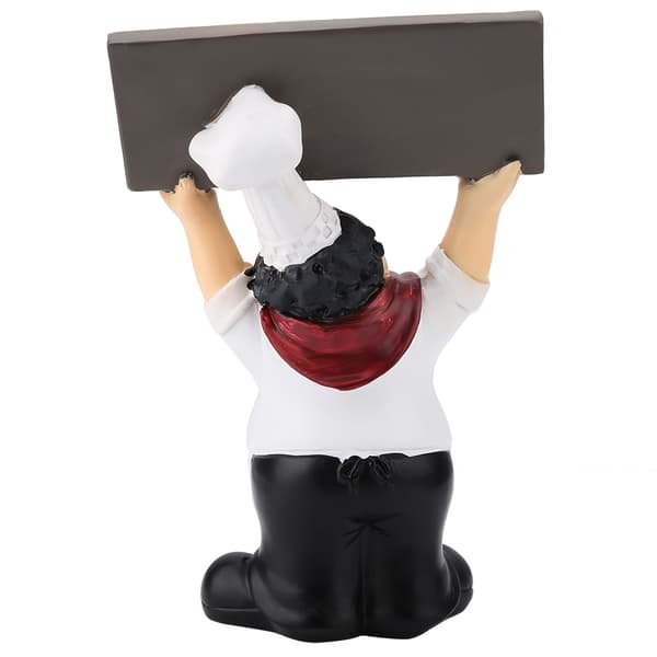 Restaurantharts Söt kockfigur Miniatyrstaty Prydnader Välkomstskylt Bordsdekor