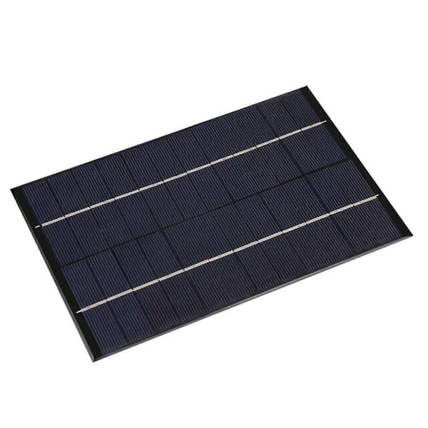4.2W 12V Mini Portabel Polysilikon Solpanel DIY Strömmodul Batteriladdare