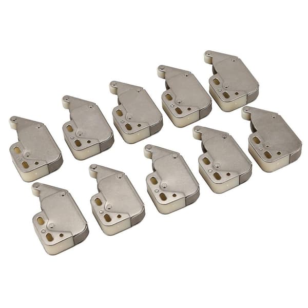 Skåpsdörr Trycköppningsdörrspärr Spets Trycklås, 10-pack