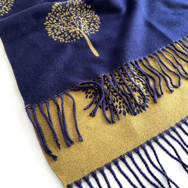K Cashmere Tree Life Pläd-Sjal - Vändbar Sjal Kvinnor Pashmina Sjal, Vinter Sjal Kvinnor, Stor Wrap, Varm Sjal, Livets Träd Tryck Dam Sjal