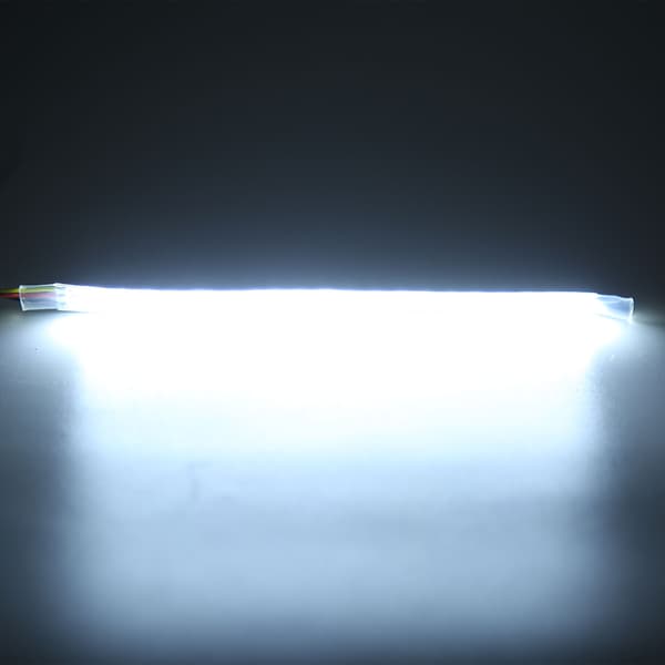 2 stk 12V sidespeil blinklys bakre speil streamer LED-stripe varselindikator reflektor universell passform