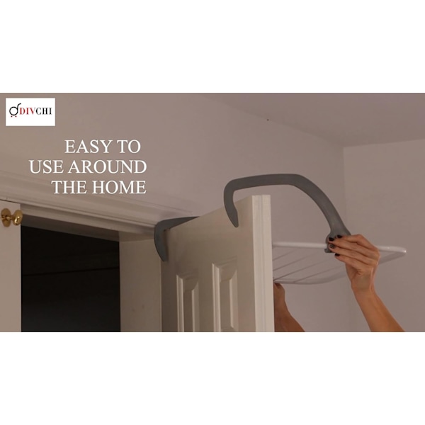 5 Bar Radiator Foldbar Radiator Håndklædeholder Tøj Tørrestativ Tørrestativ Skinne Grey
