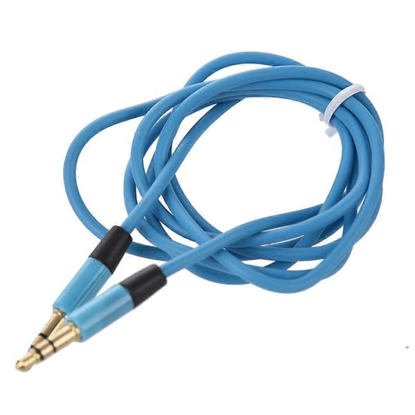 3,5 mm Auxiliary Aux Han til Han Stereo Ledning Audio Kabel til PC til MP3 Bil (Blå)