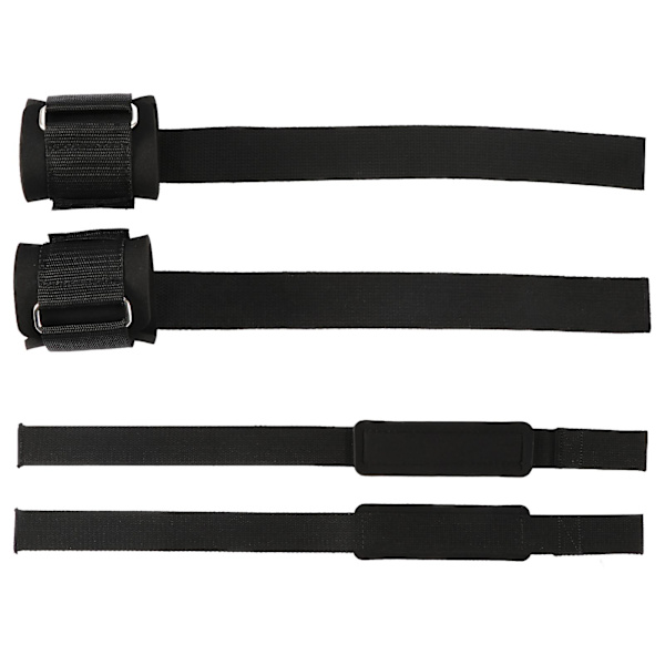 2-pack Stöd för Viktlyftning Halksäkra Gym Pull Up Lyftremmar Män Kvinnor