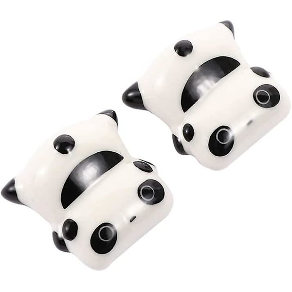 2 stk. Japansk Stil Spisepindeholder, Panda Form Spisepindeholder, Keramik Porcelæn Bordtøj Daglige Nødvendigheder