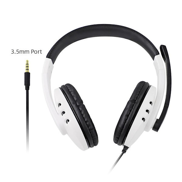 Kuulokkeet Stereo Surround Sound Noise Canceling Mikrofoni Headset Pc:lle