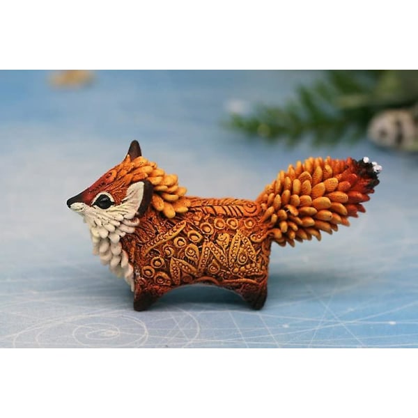 Animal Resin Crafts Ornamenter Desktop Ornaments Holiday Figur Gaver - Home Decor Statue Accessories