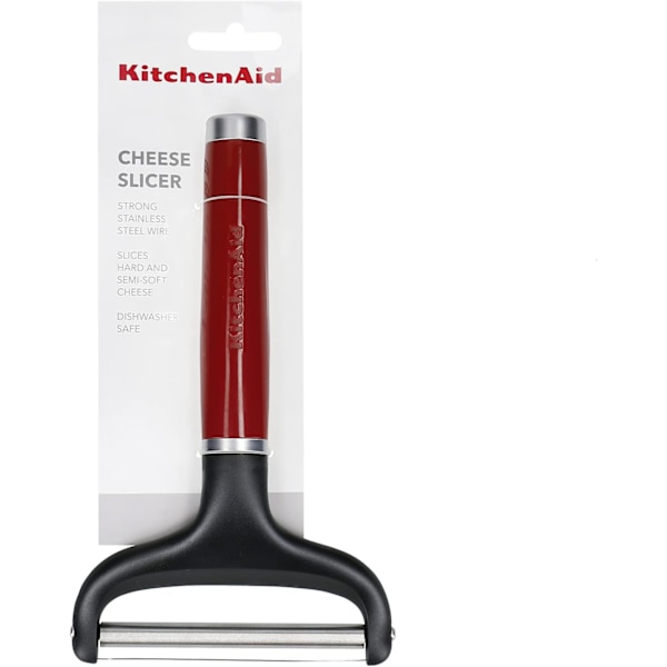 d rustfrit stålostehøvl - Empire Red Cheese Slicer Tin Opener