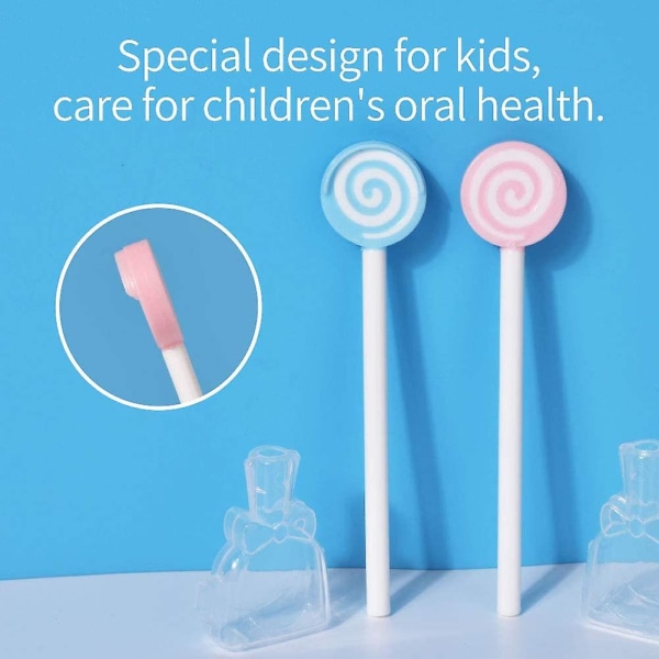 Barnens tungrengöringsborste är liten och söt med lock-klubba i form av barns tungskrapa