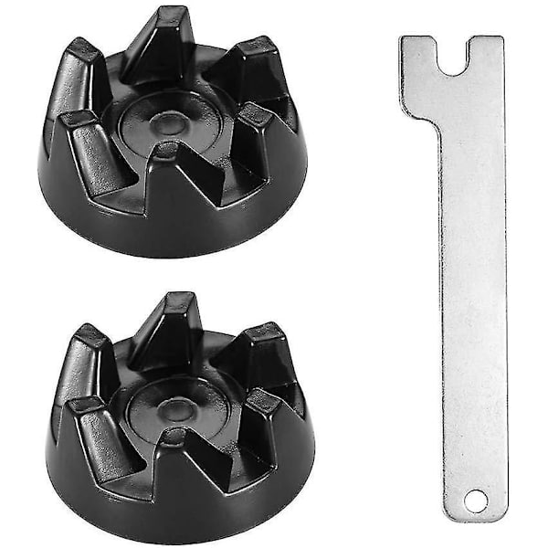 2 stk. Mixer Tilbehør Gear + Nøgle, Mixer Gummi Kobling Gear Clutch Og Fjernelsesværktøj