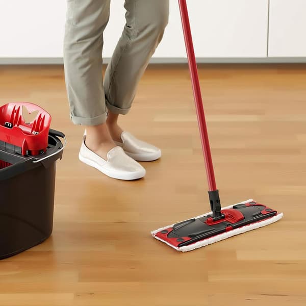Pakke - Mikrofiberklude - Velegnet til Vileda Ultramax Flatmop Erstatning - Til hårde gulve - Moppehoved Erstatning