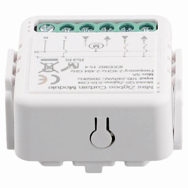 Zigbee Switch Ljusridå Dimmer Smart MINI Modul C04 Kontrollbrytare Gardin Switch Modul Noll Fire Smart Switch