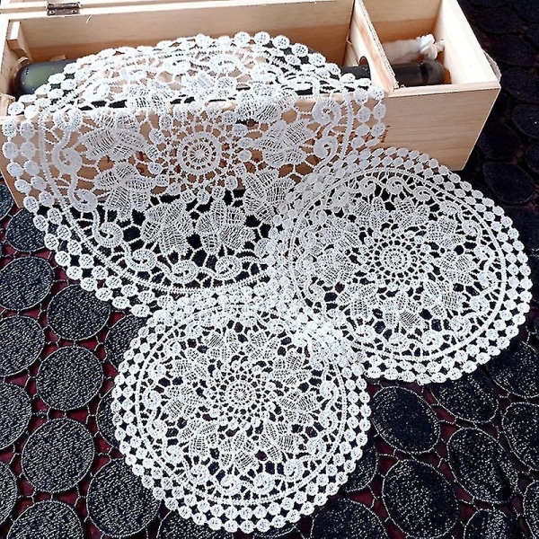Koppmatte Miljøvennlig blondedesign Polyester dekorative koppputetilbehør til hjemmet