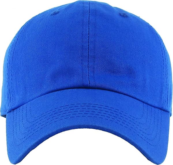 Original Klassisk Lavprofil Bomullscap Menn Kvinner Baseball C Blue