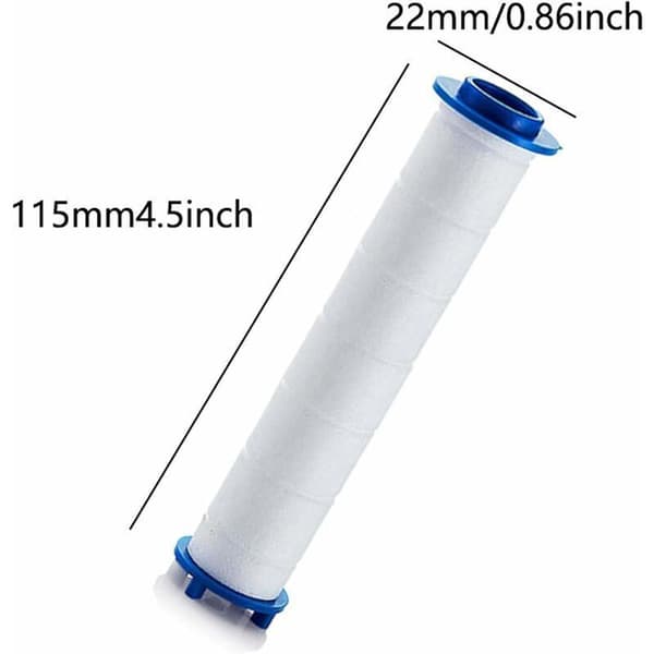 FILTER Brusehoved 6 PP Bomuldsfilter, PP Bomuldsfilterelement til Brusehoved og Ionfilter, til Regnbruserhoved, af DEBUNS