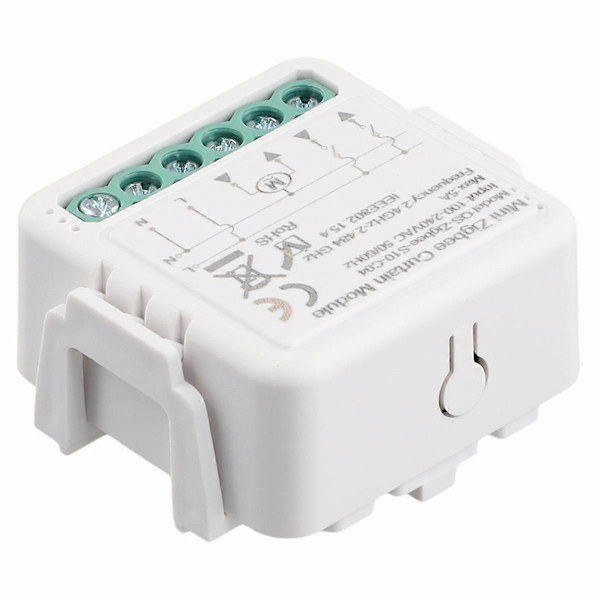 Zigbee Switch Ljusridå Dimmer Smart MINI Modul C04 Kontrollbrytare Gardin Switch Modul Noll Fire Smart Switch