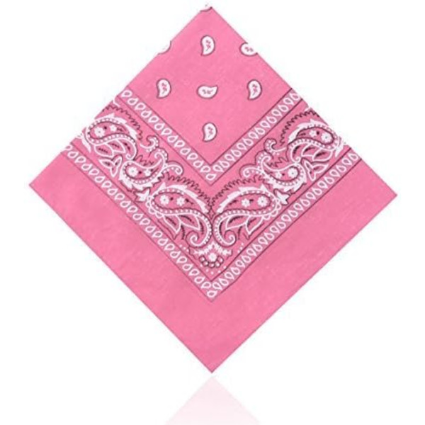 Paisley Multifunktionel Bandana Hovedbeklædning Halsbeklædning Halstørklæde Cykling Cowboy Tørklæde Hoved Hals Gaiter - Mænd Kvinder Multipack Assorteret Mænd Hår P Baby Pink