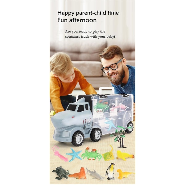 'kartokner Kids Truck Legetøj Legesæt Piger Drenge Børn Lærelegetøj(triceratops A)