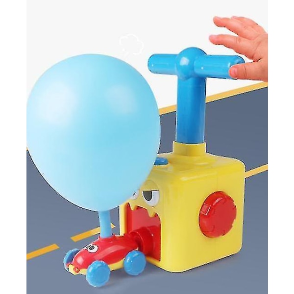 Ballon-legetøjssæt, ballondrevet affyringsbil, ballonluftdrevet køretøjssæt, ballonracerbillegetøj