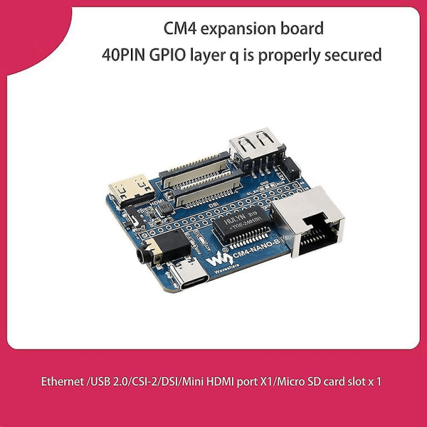 Laajennuslevy Cm4-nano-b:lle Tietokoneen moduulille 4 Lite/emmc-laajennuslevy