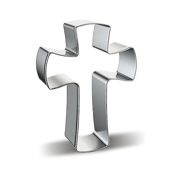 5 Stilar Kakformar Korskexformade Kakformar DIY Marsipan Bakverk Bakverktyg|Kakverktyg(silver)
