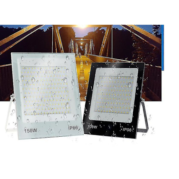 50W LED-ulkovalaisin, Vedenkestävä IP65, 4500lm, Ulkovalaistus, 6500K Valkoinen valo, Turvallisuusvalaistus