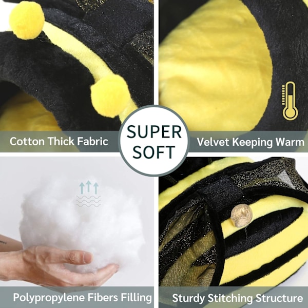 Chinchillan, siilin, marsun, rotan ja fretin häkkiin sopiva sänky, lelut ja tarvikkeet (S, Bee) 4Bee