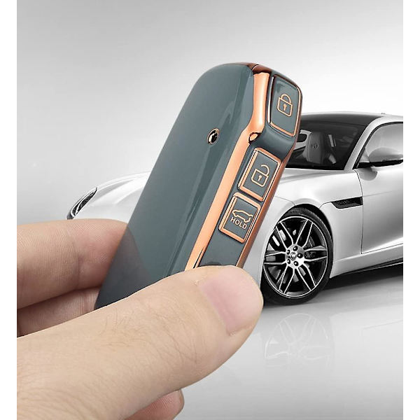 Bilnøgle Cover Shell til Kia En - Til nøglefob - 3 knapper K3/kx3 Aura nøglefob