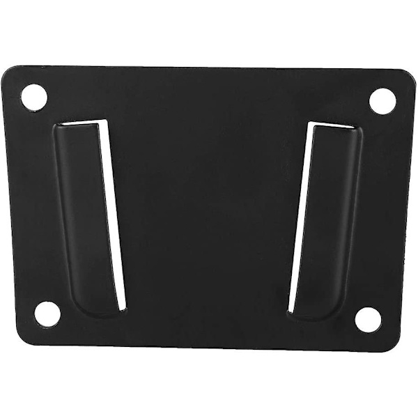 TV-veggfeste, TV-braketter for flatskjermer Universal veggmontert TV-festeholder med skruer (1 sett, svart)