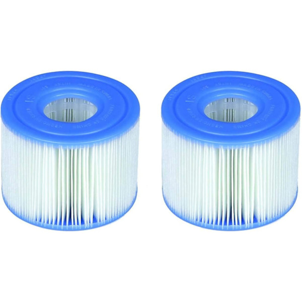 29001b01demgbai Intex-29001e Purespa Type S1 Easy Set Pool Filter Cartridges, (6 Fil, 1-pack, Blue