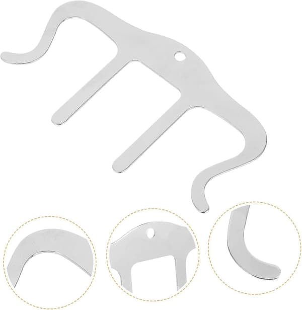Sideholder Bogclips til Noder, Metal Bogmærke med Faner, Stabil Sideholder til Bøger