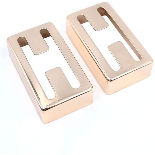 Humbucker Pickup-deksler, Nikkel Pickup-dekslersett for elektriske gitarer (1 sett (2 stk), Gull)