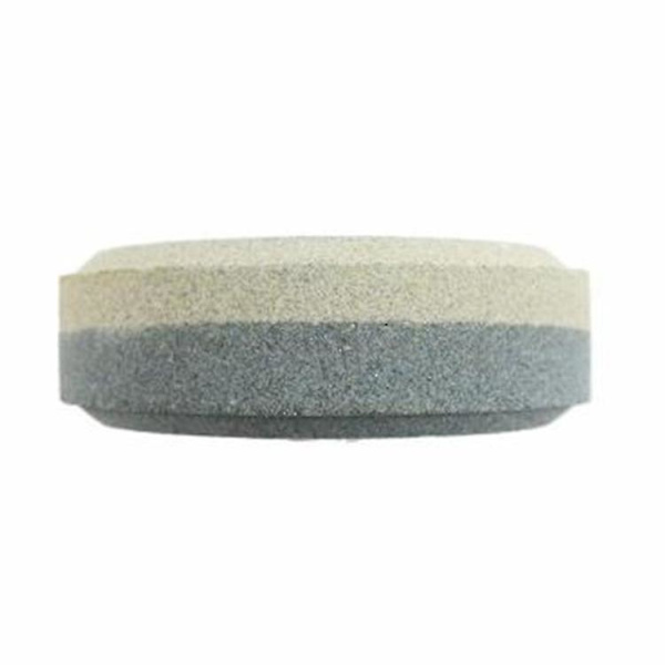 2 kpl Kaksipuolinen hiomakive Nopea teroitus työkalu Kotitalous hiomakive Ulko teroitin (7.5x2.5cm Pyöreä)